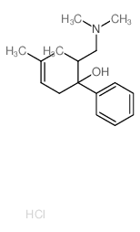 Benzenemethanol, a-[2-(dimethylamino)-1-methylethyl]-a-(3-methyl-2-buten-1-yl)-,hydrochloride (1:1) Structure