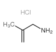 2-甲基烯丙基胺 盐酸盐结构式