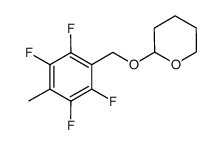 2-((2,3,5,6-tetrafluoro-4-methylbenzyl)oxy)tetrahydro-2H-pyran Structure