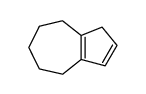 1,4,5,6,7,8-hexahydro-azulene Structure