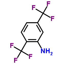 2,5-二(三氟甲基)苯胺结构式