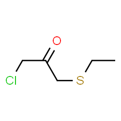 2-Propanone,1-chloro-3-(ethylthio)- Structure