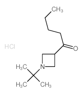1-(1-tert-butylazetidin-3-yl)pentan-1-one Structure
