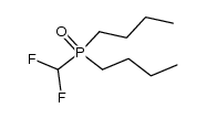 dibutyl(difluoromethyl)phosphine oxide Structure
