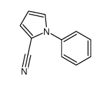 1-苯基-1H-吡咯-2-甲腈结构式