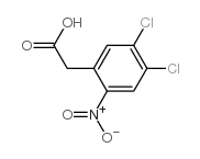 2-(4,5-二氯-2-硝基苯基)乙酸结构式