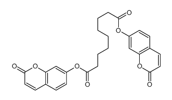 bis(2-oxochromen-7-yl) nonanedioate Structure