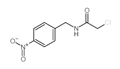 2-chloro-N-[(4-nitrophenyl)methyl]acetamide结构式