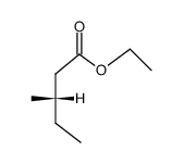 (3R)-(-)-Ethyl-3-methylpentanoate结构式