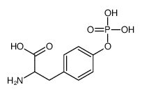 O-磷酸-DL-酪氨酸结构式