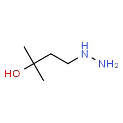 4-hydrazinyl-2-methylbutan-2-ol结构式