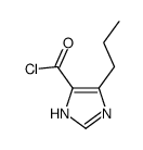 (9ci)-5-丙基-1H-咪唑-4-羰酰氯结构式