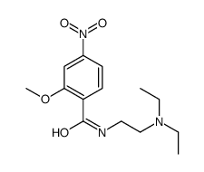 N-[2-(diethylamino)ethyl]-2-methoxy-4-nitrobenzamide结构式