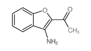 1-(3-氨基-1-苯并呋喃-2-基)乙酮结构式