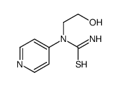 Thiourea, N-(2-hydroxyethyl)-N-4-pyridinyl- (9CI) Structure