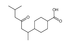 4-(6-methyl-4-oxoheptan-2-yl)cyclohexane-1-carboxylic acid Structure