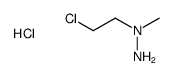 1-(2-chloroethyl)-1-methylhydrazine,hydrochloride结构式
