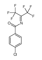 4-chloro-N-(1,1,1,3,3,3-hexafluoropropan-2-ylidene)benzamide结构式