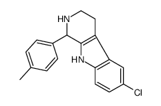 6-chloro-1-(4-methylphenyl)-2,3,4,9-tetrahydro-1H-pyrido[3,4-b]indole Structure
