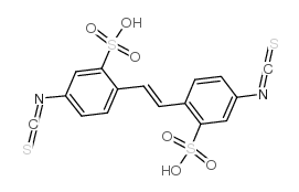 4,4′-二异硫氰酰-2,2′-基二磺酸二钠盐结构式