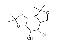 1,2:5,6-di-O-isopropylidene-D-glucitol structure