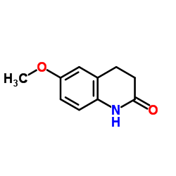 6-Methoxy-3,4-dihydro-2(1H)-quinolinone Structure