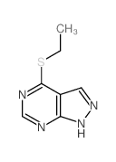 5-ethylsulfanyl-2,4,8,9-tetrazabicyclo[4.3.0]nona-2,4,7,10-tetraene结构式