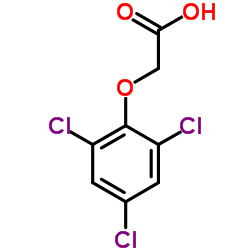 (2,4,6-Trichlorophenoxy)acetic acid structure