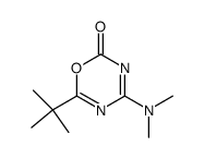 2H-1,3,5-Oxadiazin-2-one,4-(dimethylamino)-6-(1,1-dimethylethyl)-结构式