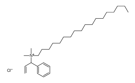 dimethyl-octadecyl-(1-phenylprop-2-enyl)azanium,chloride结构式