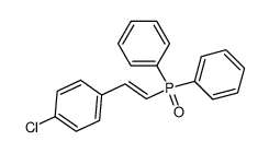 4-Chlor-ω-diphenylphosphinyl-trans-styren Structure