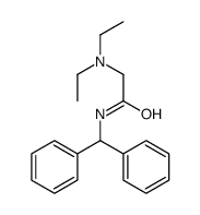 N-benzhydryl-2-(diethylamino)acetamide结构式