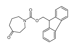9H-fluoren-9-ylmethyl 4-oxoazepane-1-carboxylate Structure