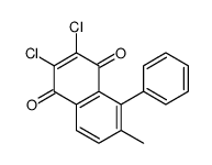 2,3-dichloro-6-methyl-5-phenylnaphthalene-1,4-dione Structure