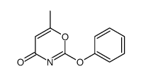 6-methyl-2-phenoxy-1,3-oxazin-4-one Structure