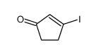 3-IODOCYCLOPENT-2-ENONE Structure