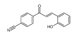 4-[3-(2-hydroxyphenyl)prop-2-enoyl]benzonitrile Structure