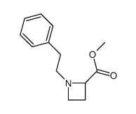 METHYL 1-(2-PHENYLETHYL)-2-AZETIDINECARBOXYLATE structure