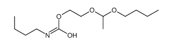 2-(1-butoxyethoxy)ethyl N-butylcarbamate Structure