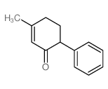3-methyl-6-phenyl-cyclohex-2-en-1-one structure