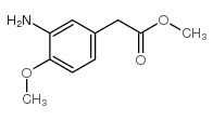 Methyl 2-(3-amino-4-methoxyphenyl)acetate结构式