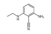 Benzonitrile,2-amino-6-(ethylamino)- Structure
