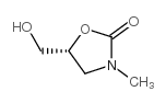 (R)-5-(羟基甲基)-3-甲基噁唑啉-2-酮结构式