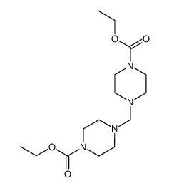 4,4'-Methylenebis(piperazine-1-carboxylic acid ethyl) ester Structure