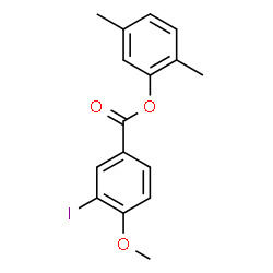 2,5-Dimethylphenyl 3-iodo-4-methoxybenzoate Structure