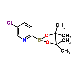 5-氯吡啶-2-硼酸频哪醇酯结构式