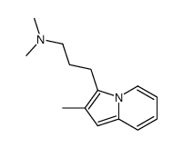 N,N-dimethyl-3-(2-methylindolizin-3-yl)propan-1-amine结构式