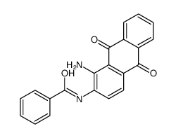 N-(1-Amino-9,10-dihydro-9,10-dioxoanthracen-2-yl)benzamide结构式