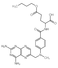 5-Monobutyl methotrexate结构式