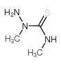 Hydrazinecarbothioamide,N,1-dimethyl- Structure